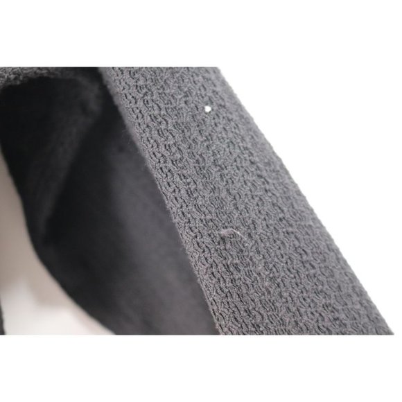 NWT Zara Women’s Size Medium Textured Dress Ruffles Black long sleeve 4215 - Picture 11 of 11